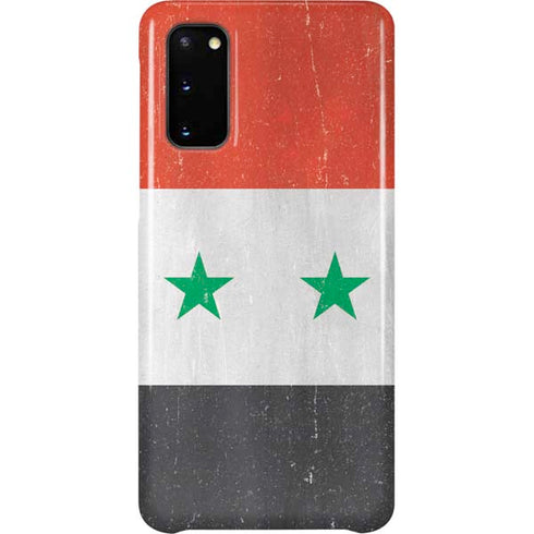 Syria Flag Distressed Galaxy S20 Lite Case
